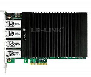 כרטיס רשת LR-LINK LRES2004PT-POE PCIe 1Gbx4 PoE 95W