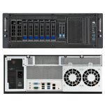 תחנת עבודה Tower 4U HPC Server Up To 4xGPU Low Noise - מבט צדדי