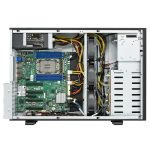 תחנת עבודה Tower 4U HPC Server Up To 4xGPU Low Noise - מבט פנימי