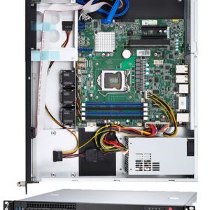 1U שרת כניסה Xeon E-2200 איכותי עם עומק קצר Thunder CX GX38-B5550