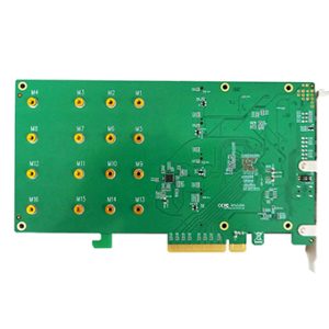 בקר HighPoint Driverless SSD6204A 4xM.2 NVMe PCi3.0 Raid 0,1 Bootable